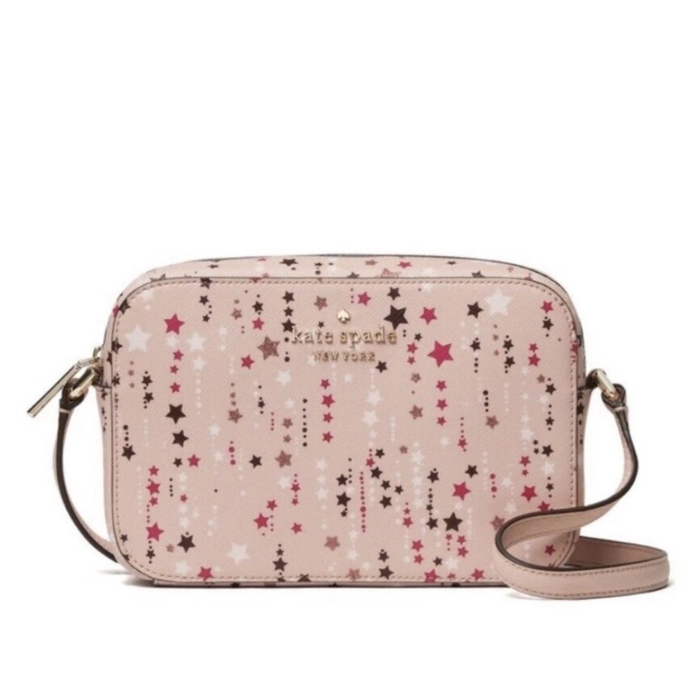 Kate Spade Staci Celestial Twinkle Star Camera Bag Crossbody Pink K4729 EUC - Picture 8 of 8